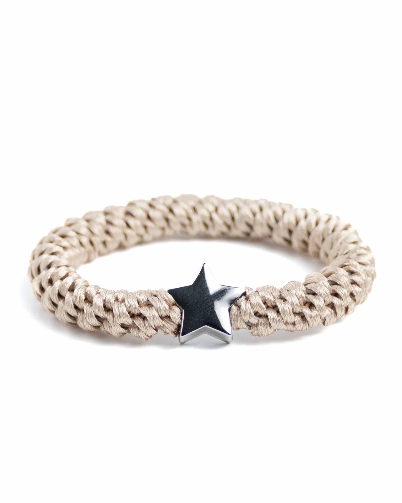 Charmz beige zilver ster